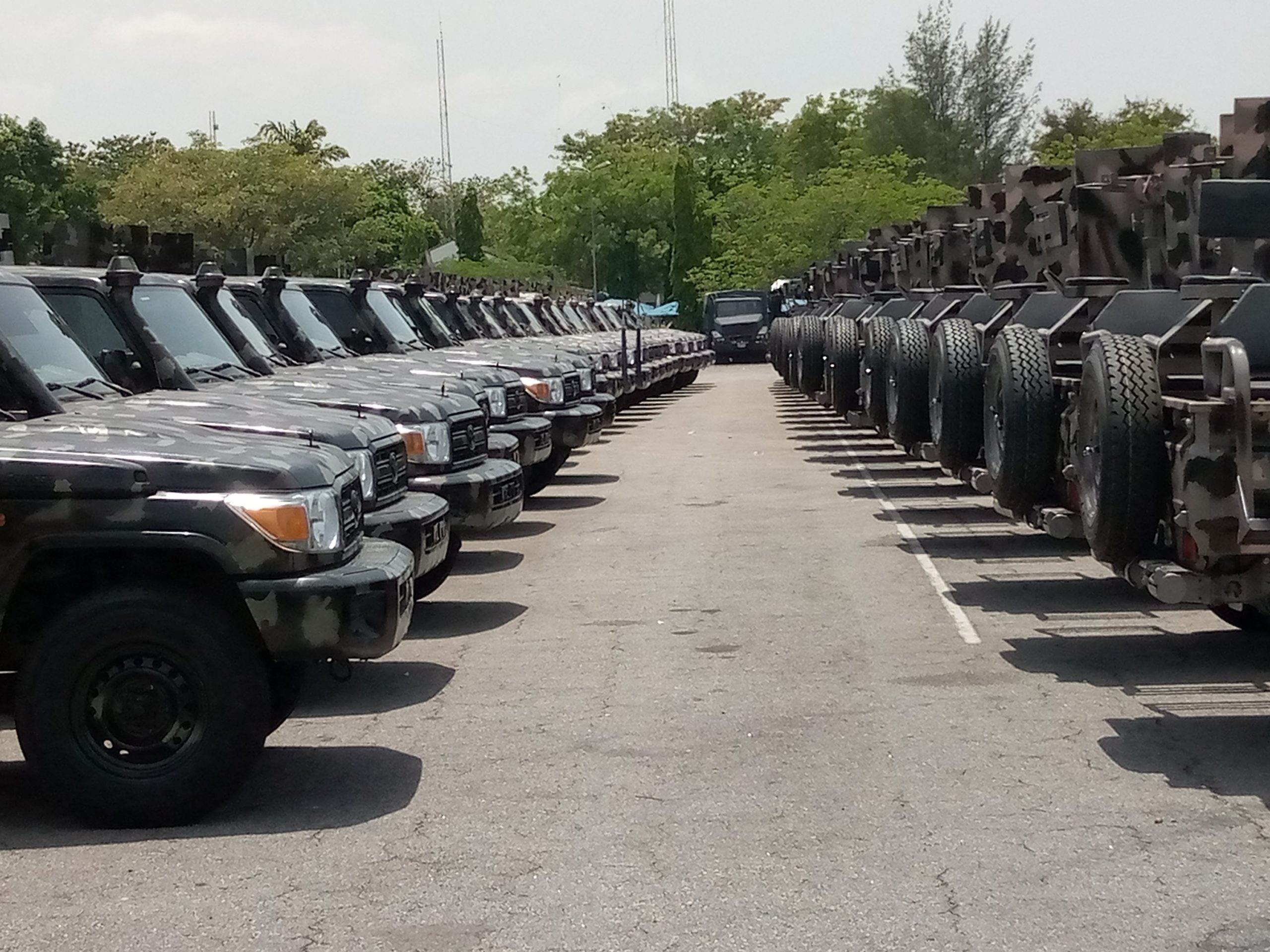Nigeria's Army inaugurates 55 Buffalo 4-wheel fighting vehicles to combat BHT/ ISWAP terrorists. - Security King Nigeria